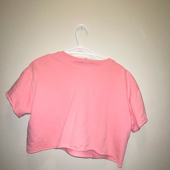Pink “Miami” loose crop top - Picture 2 of 2